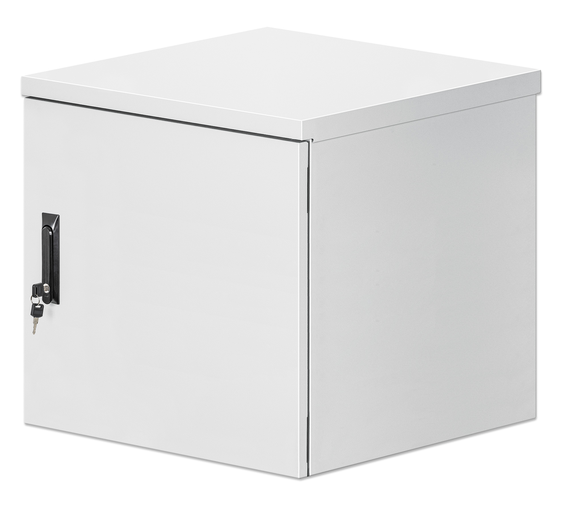 INTELLINET Industrieller IP55 48,30cm (19) Wandverteiler mit integrierten Lüftern, 12 HE 600 mm Tiefe, Kühleinheit mit zwei Lüftern im Dach integriert, staub- und wasserdichtes Gehäuse, montiert, lichtgrau RAL7035 (716109)