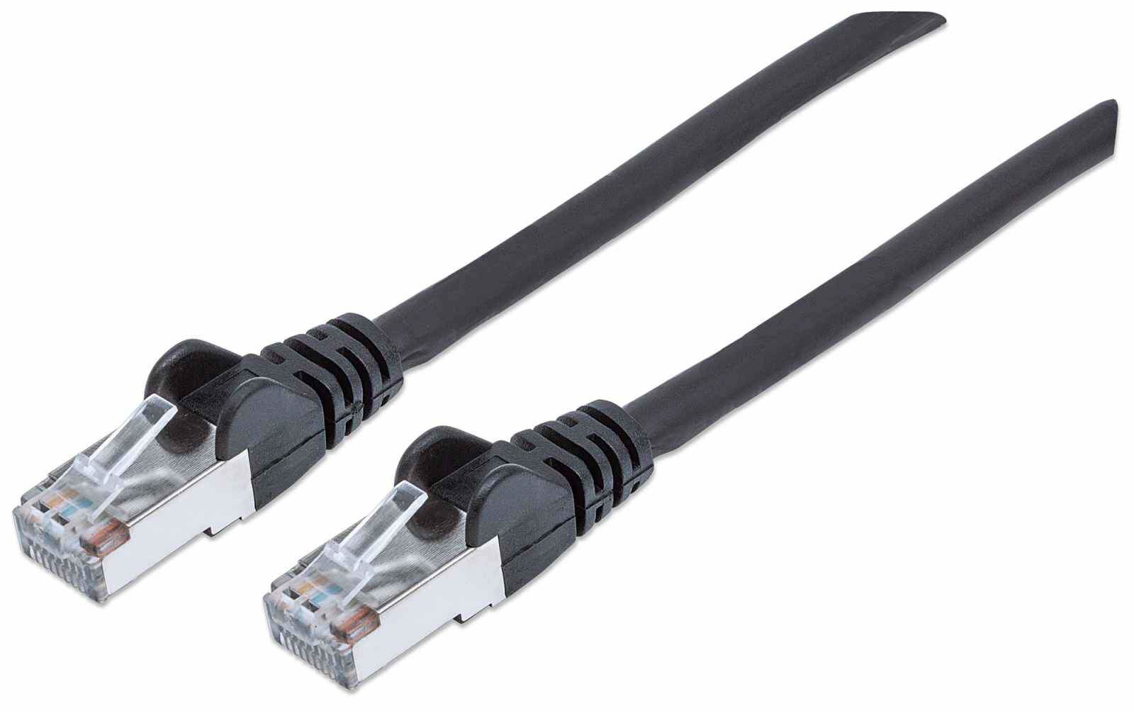 Patchkabel mit Cat7-Rohkabel S/FTP Patchkabel schwarz