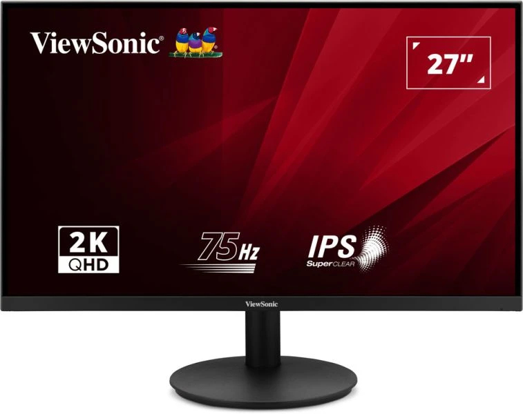 ViewSonic VA2708-2K-HD-2 27 QHD IPS-Monitor 2560x1440 75Hz 4ms Office Schwarz (VA2708-2K-HD-2)
