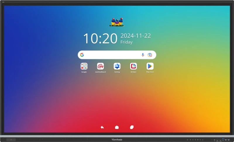 ViewSonic IFP7551-3C, 75, Multi-Point Touch, Android 14, 9H, 4K UHD (3840x2160), 450nits, 8GB RAM/128GB (IFP7551-3C)