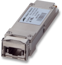 Allied Telesis AT QSFPLR4 - QSFP+-Transceivermodul - 40 Gigabit LAN - 40GBase-LR4 - 1271 nm / 1291 nm / 1311 nm / 1331 nm - für CentreCOM AT-x550-18XTQ