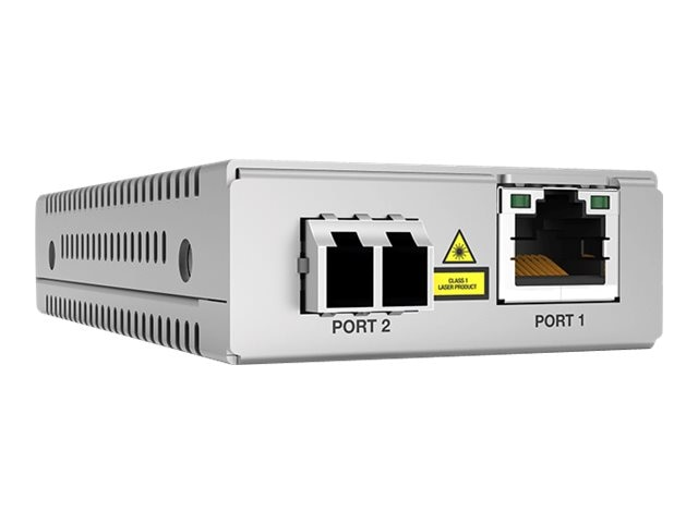 Allied Telesis AT MMC2000LX/LC - Medienkonverter - 1GbE - 10Base-T, 100Base-TX, 1000Base-T, 1000Base-LX, 1000Base-LC - RJ-45 / LC/LX Single-Mode - 1310 nm - TAA-konform (AT-MMC2000LX/LC-960)