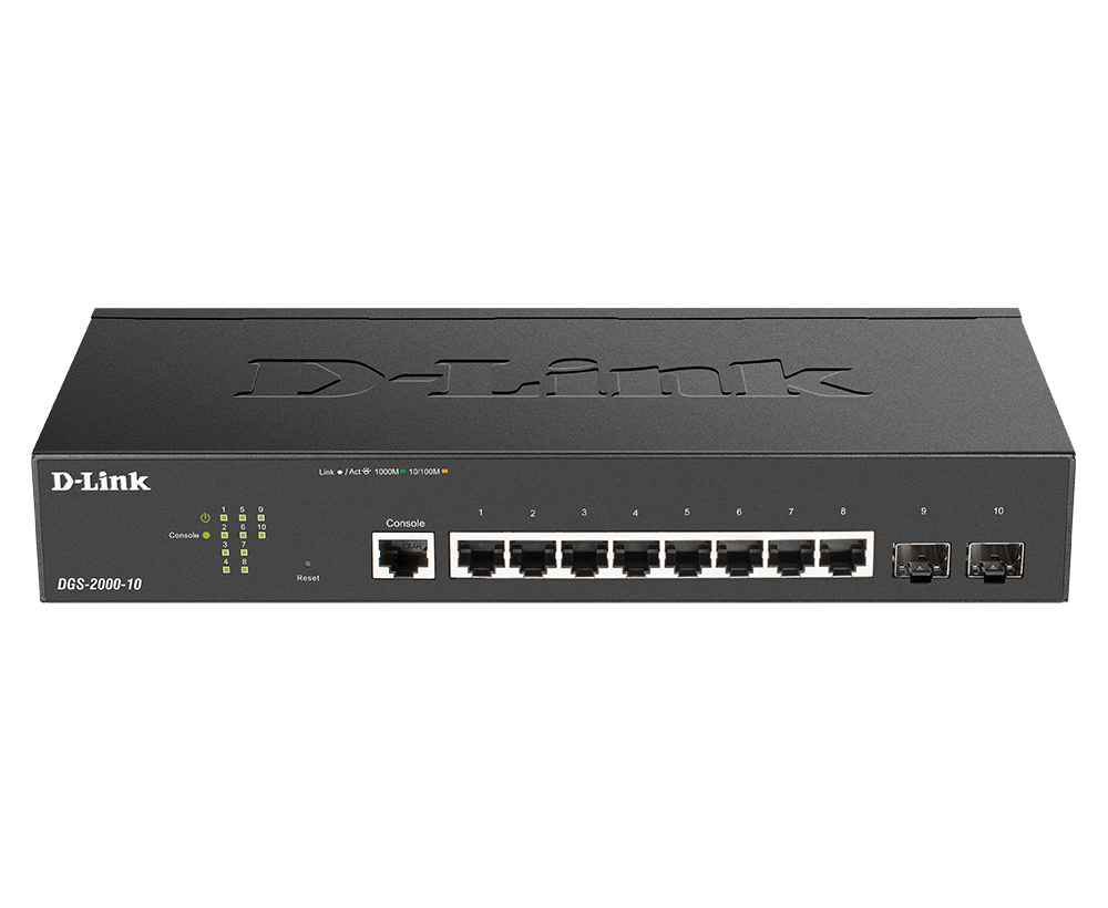 D-Link D-Link DGS-2000-10 10-Port Gigabit Managed Switch