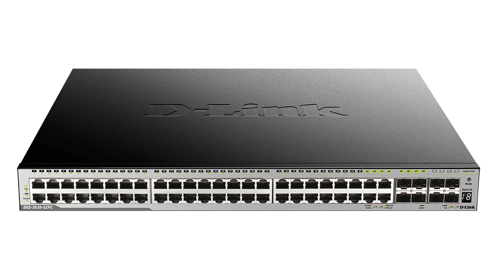 D-Link DGS-3630-52TC/SI/E, 52-Port Layer 3 Gigabit Stack Switch
