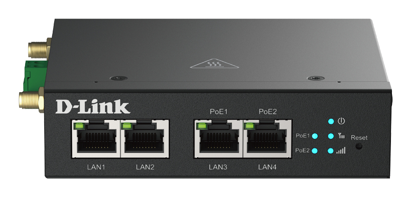 D-Link DWM-314-TP/E, 4G Multi-Connect M2M Industrial VPN PoE Modem Router
