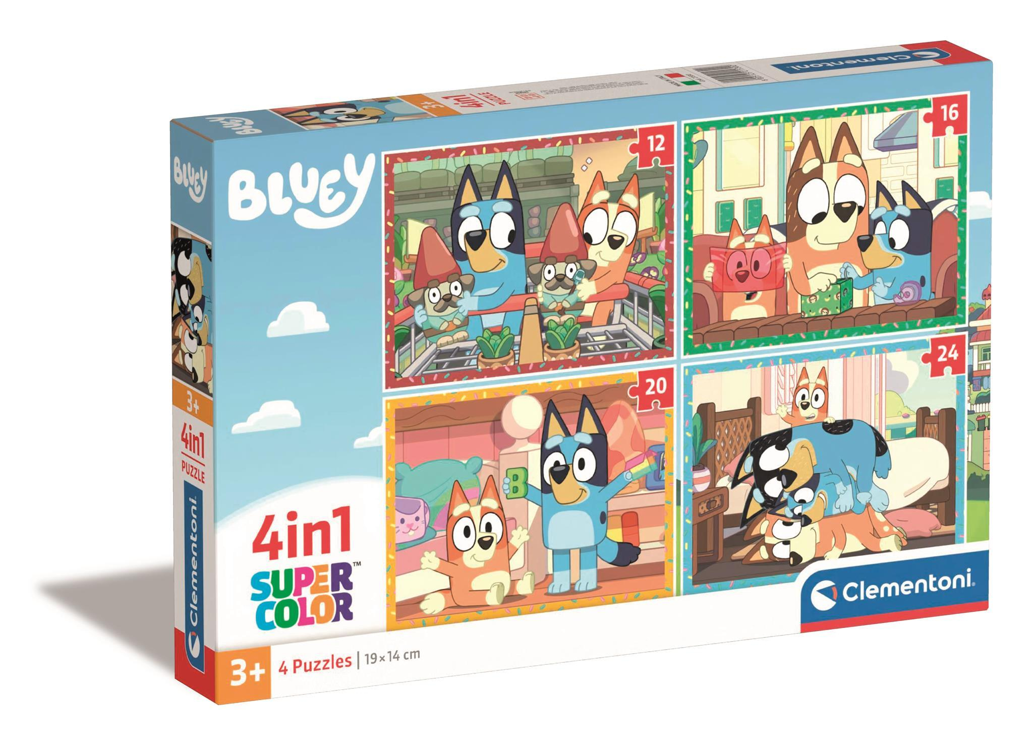 Clementoni Puzzle 4 in 1 - Bluey 20 Teile Puzzle Clementoni-21530