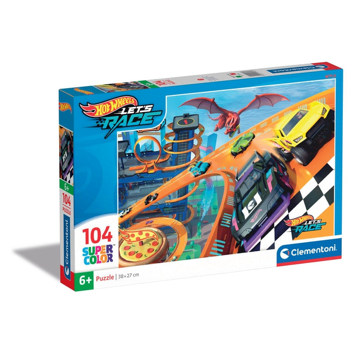 Clementoni Hotwheels 104 Teile Puzzle Clementoni-25760