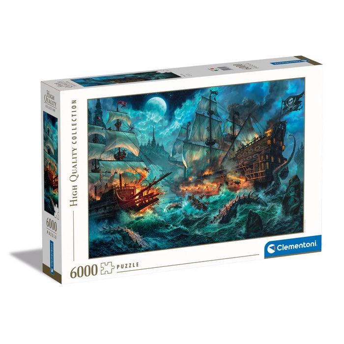 Clementoni Piraten Schlacht 6000 Teile Puzzle Clementoni-36530