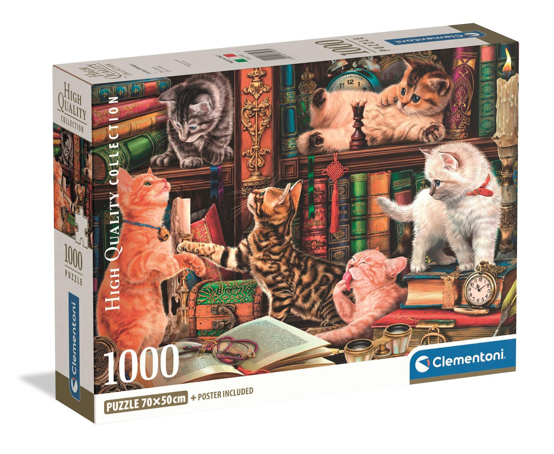 Clementoni Neugierige Schnurrhaare 1000 Teile Puzzle Clementoni-37107