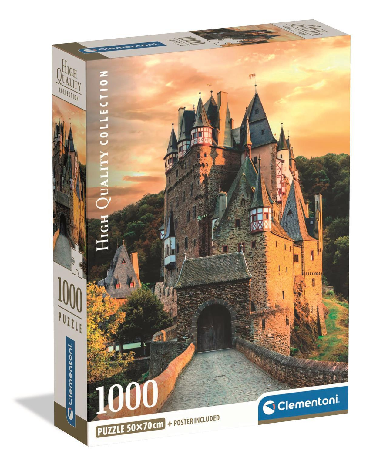 Clementoni Goldene Stunde auf Schloss Eltz, Wierschem, Deutschland 1000 Teile Puzzle Clementoni-37109