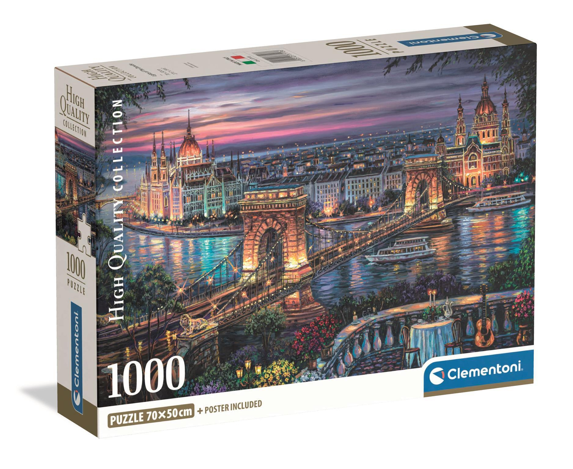 Clementoni Lichter der Donau 1000 Teile Puzzle Clementoni-37113