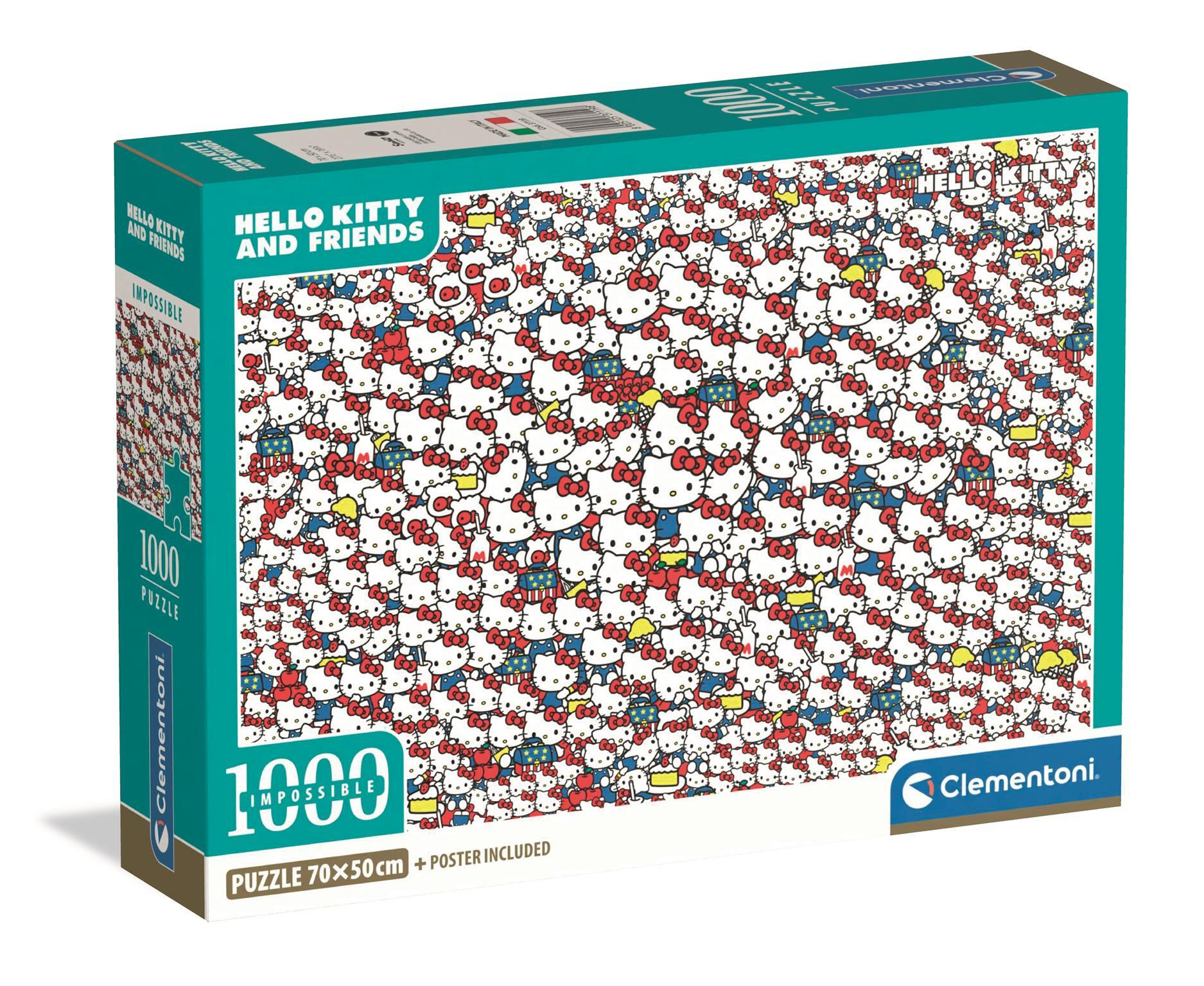 Clementoni Unmögliches Hallo Kätzchen 1000 Teile Puzzle Clementoni-37119