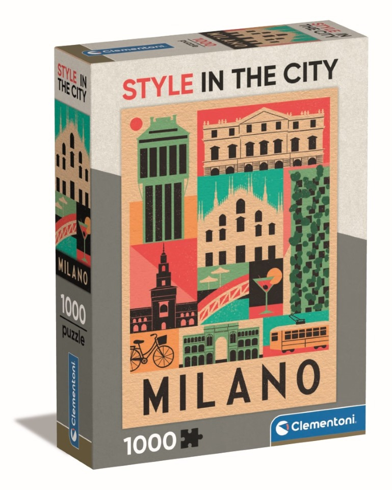 Clementoni Style in the City, Milano 1000 Teile Puzzle Clementoni-39842