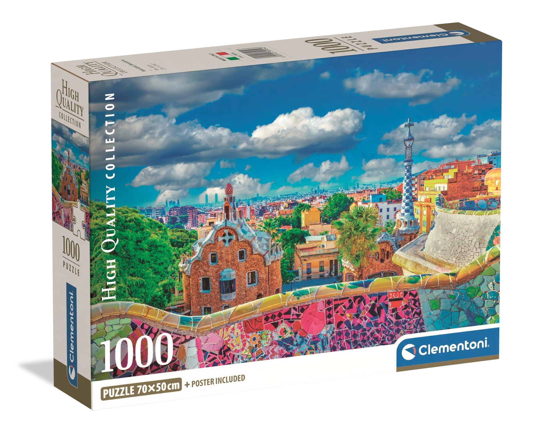 Clementoni Barcelona, Park Güel 1000 Teile Puzzle Clementoni-39954