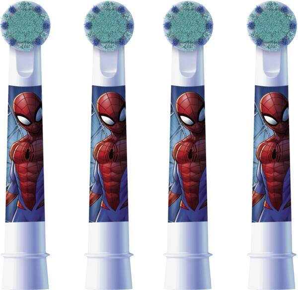Oral-B Aufsteckbürste für Zahnbürsten, speziell für Kids, Sanfte Reinigung, 4 Stück (019460)