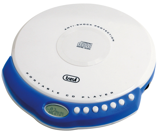Trevi CMP 498 portabler CD-Player mit MP3 - weiß