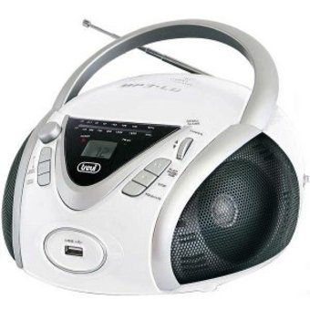 Trevi CMP 542 Boombox mit CD, MP3, FM-Radio - weiß