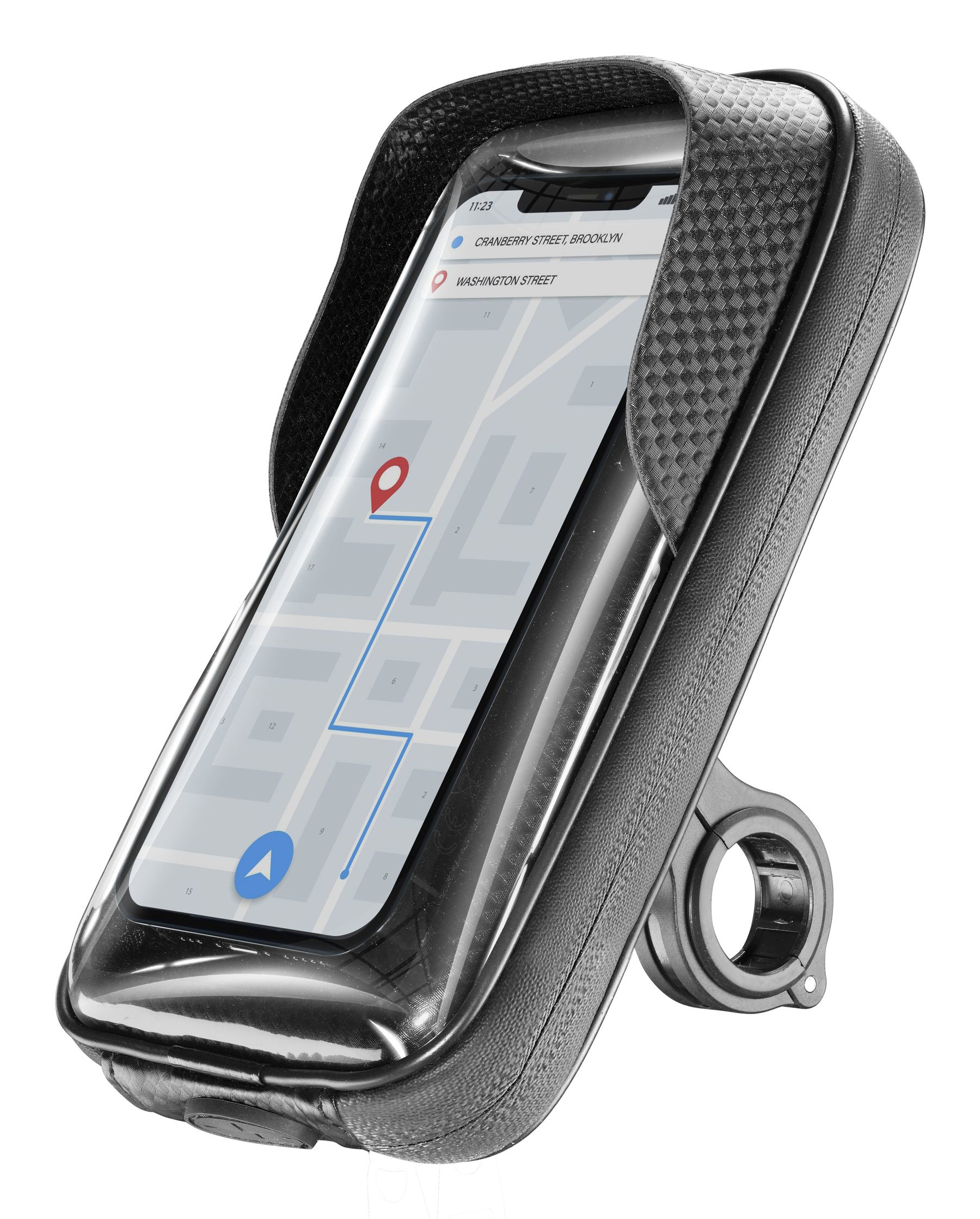 Cellularline Cellularline Wasserfest Handy Halter f. Motorad, Fahrrad