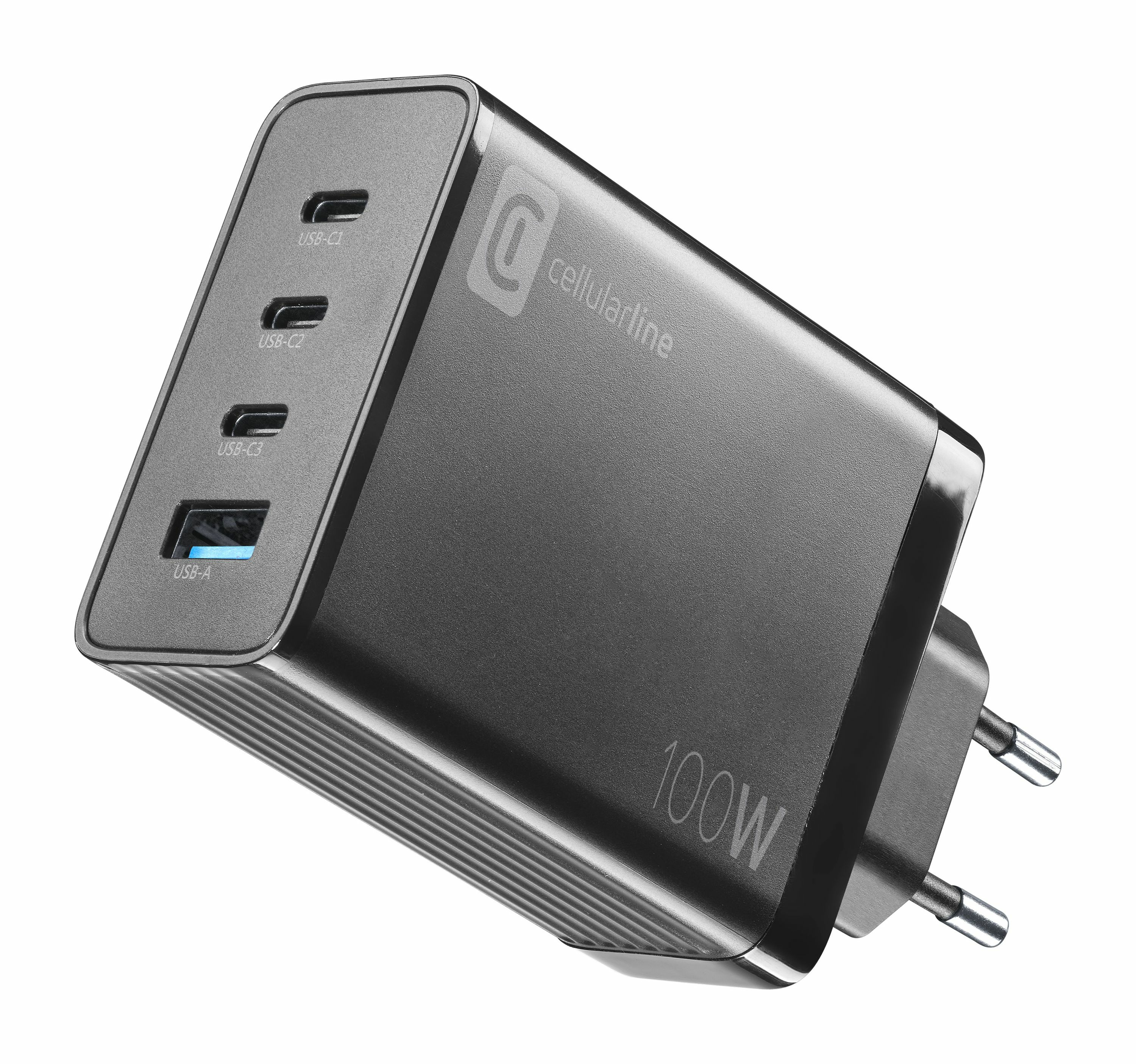 Multipower Nano 4-Port Lader (100W) schwarz