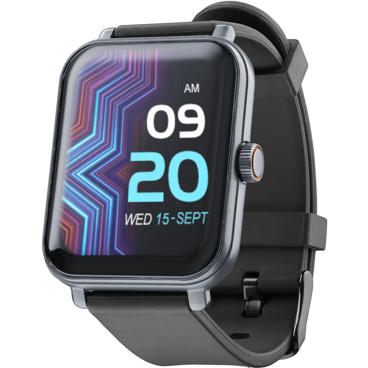 ION PRO SQUARE Smartwatch schwarz