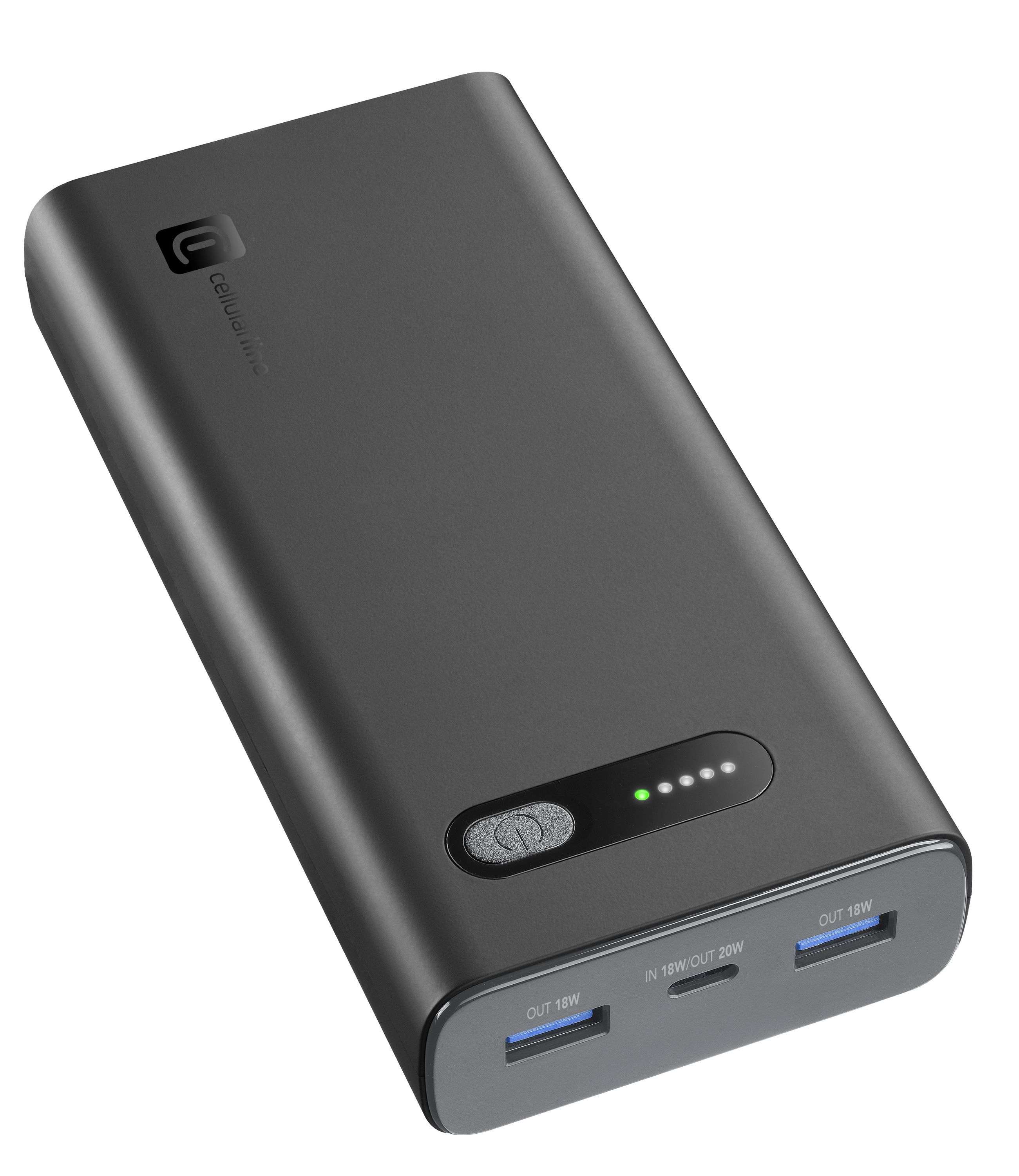 Fast (20.000mAh) Powerbank schwarz
