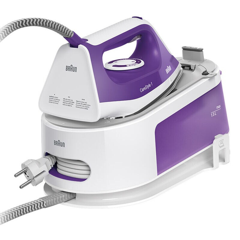 Braun CareStyle 1 IS 1014 2200 W 1,5 l Keramik-Bügelsohle Violett (128802001)