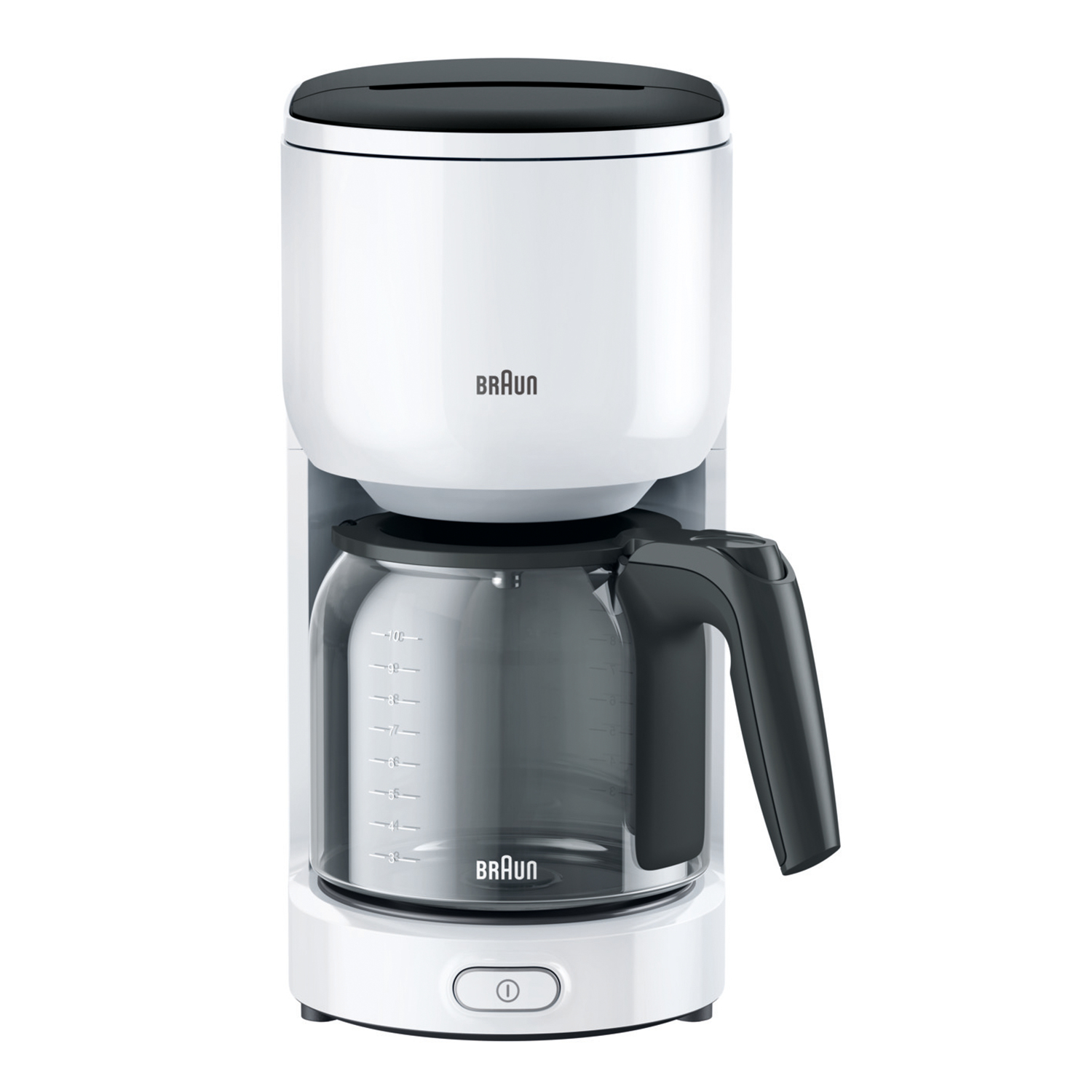 BRAUN Kaffeeautomat KF 3120 WH weiß