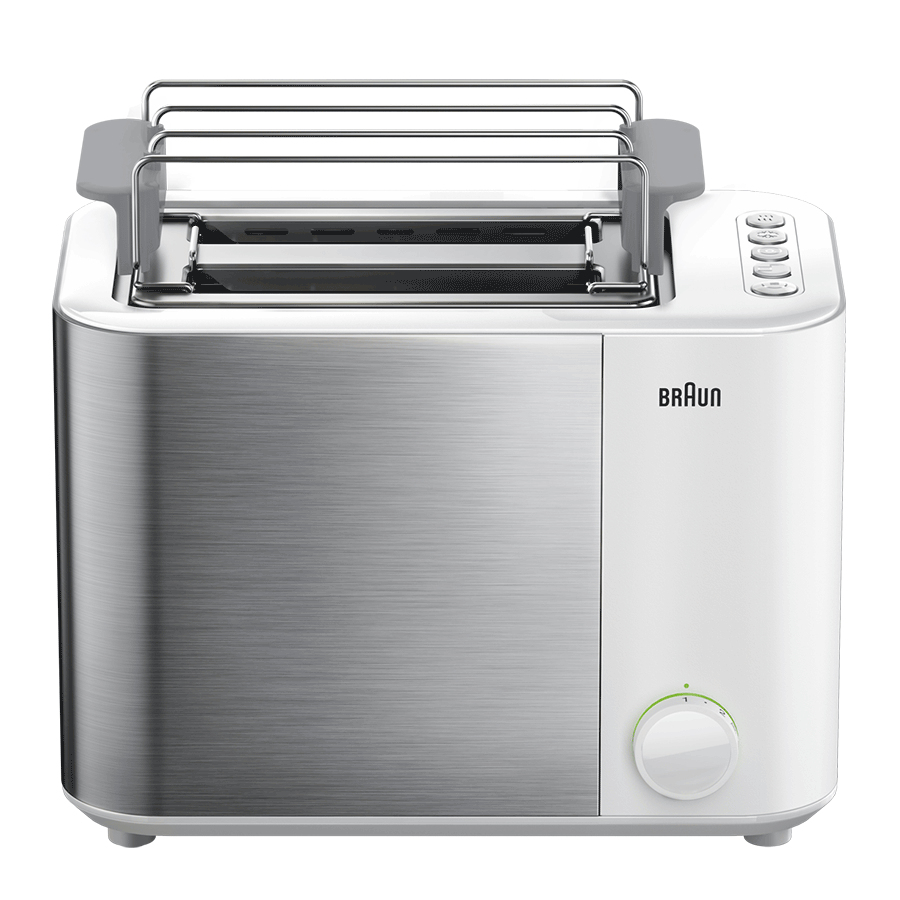 Braun HT5015 WH 2 Scheiben Toaster (HT5015WH)