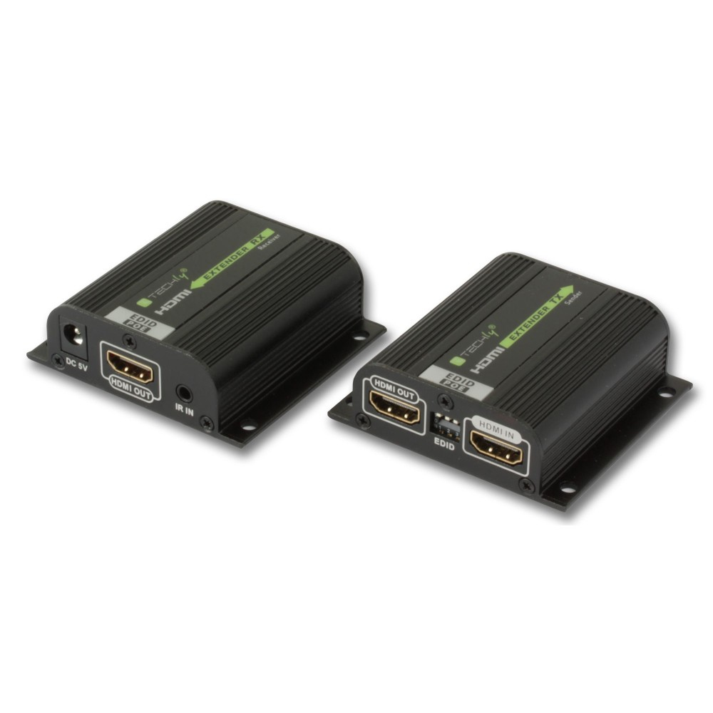 HDMI Extender über Cat.6/6A/7 mit PoE (40m) Hersteller: Techly (IDATA-EXT-E70POED)