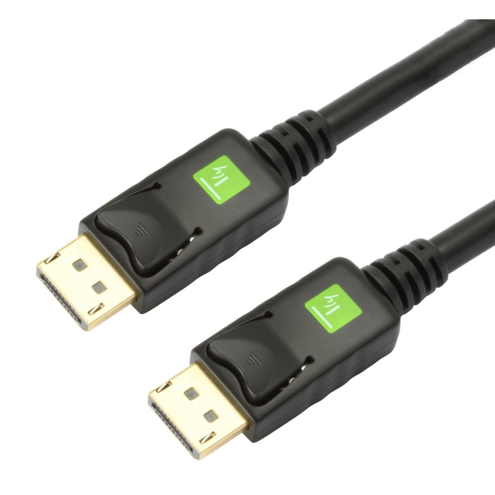 DisplayPort 1.2 Audio/Video Anschlusskabel, schwarz, 10 m Hersteller: Techly (ICOC-DSP-A-100)