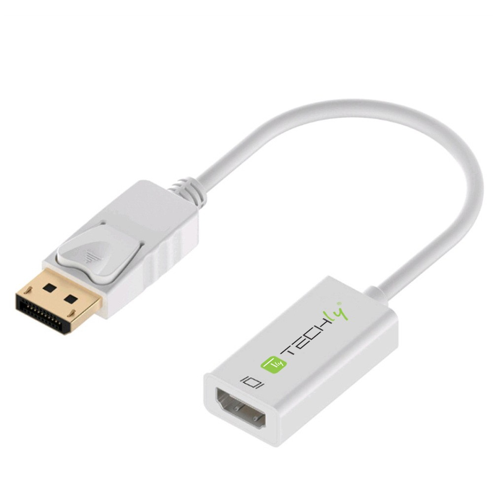 Adapter - DisplayPort 1.2 Stecker auf HDMI 15 cm Hersteller: Techly (IADAP-DP-HDMIF2)