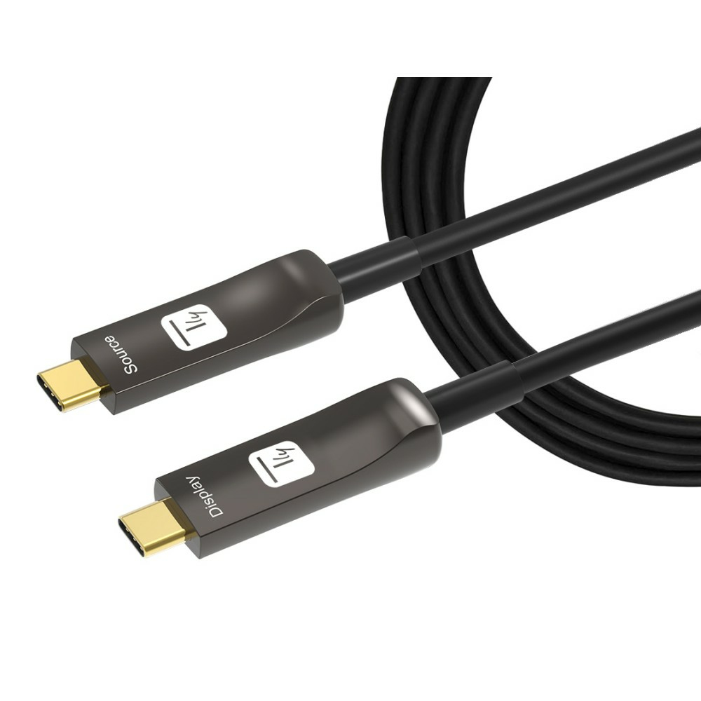 Techly USB-C Kabel AOC Fiber M/M 30m (ICOC-U3C-HY-030)
