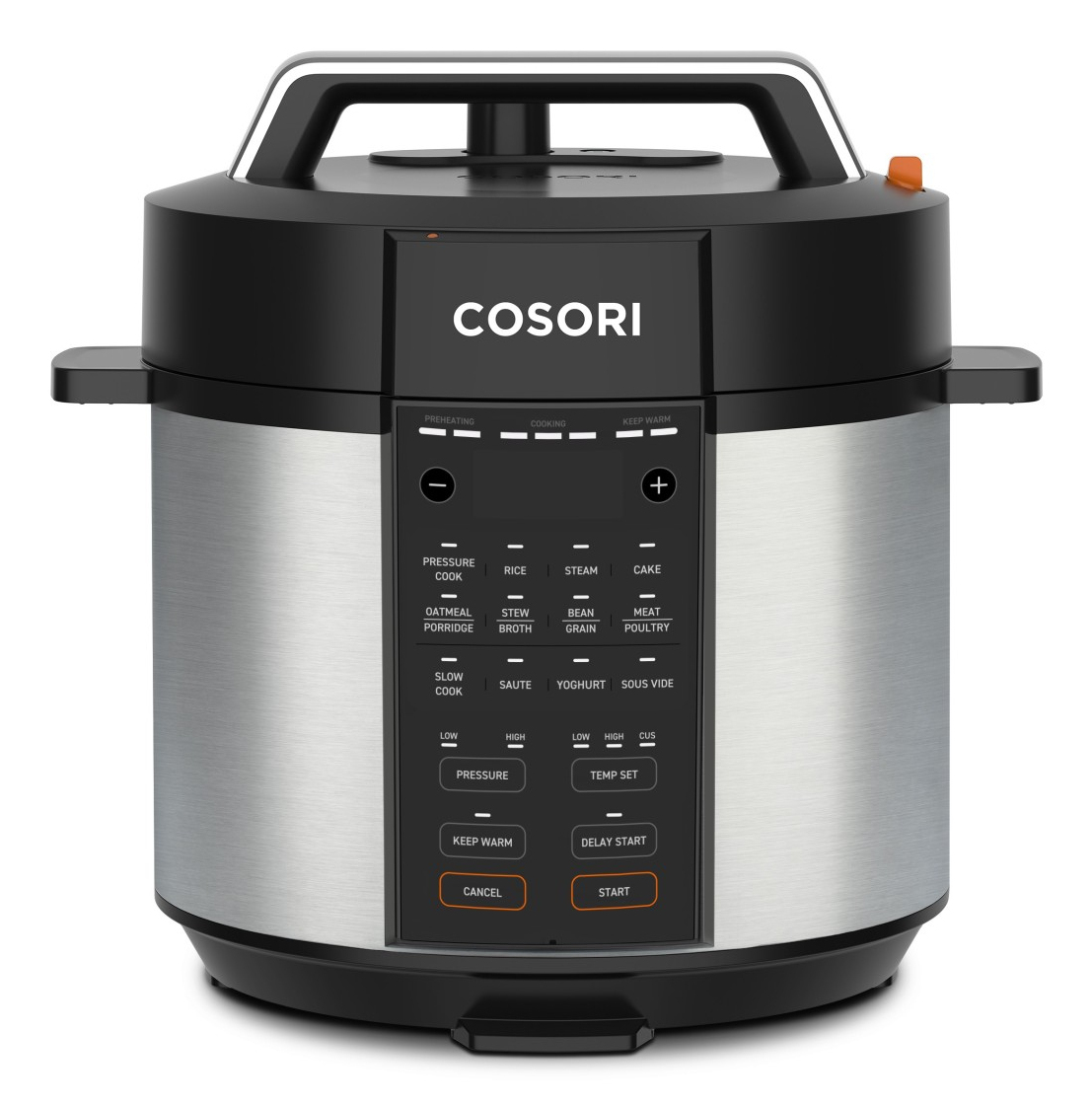 Cosori CMC-CO601-SEU Schnellkochtopf (5,7 Liter Fassungsvermögen, Keramik-Antihaftbeschichtung, 13 Garfunktionen, Temperaturbereich 25-180 ºC, Timer)