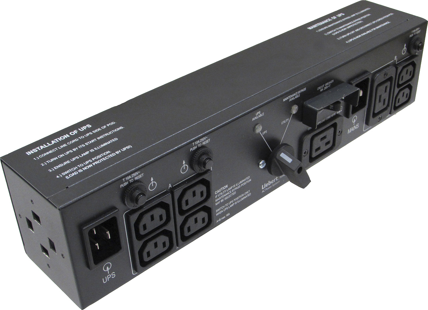 Liebert MP2-220L Bypass-Schalter - 3 kVA - 2U (MP2-220L)