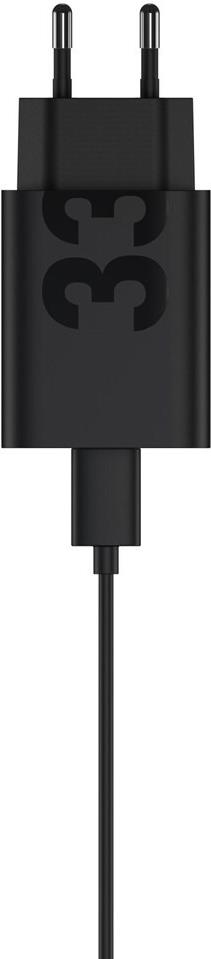 Motorola TurboPower Wall Charger 33W USB-C, 1m C-C cable, Black (PG38C06448)