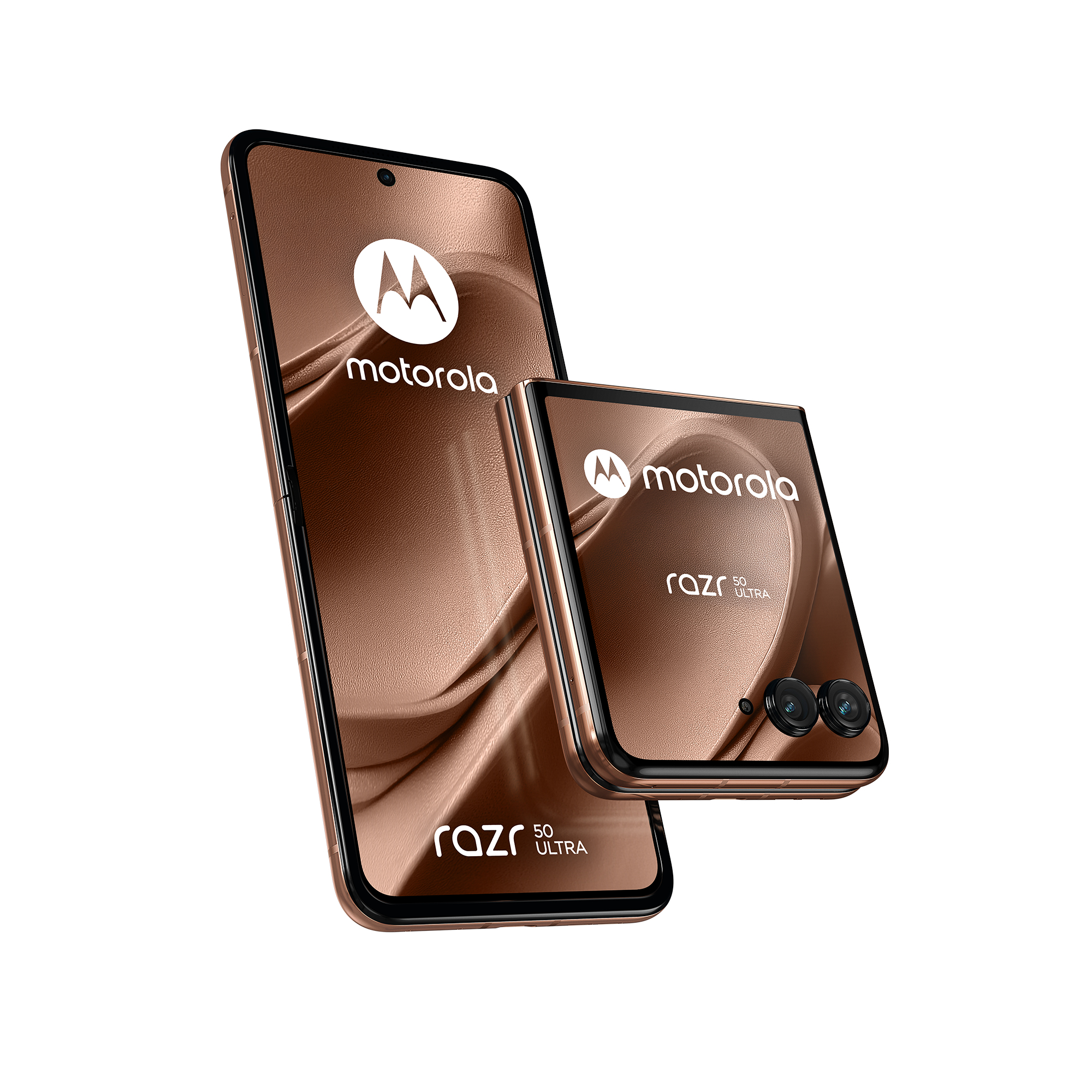 Motorola Solutions razr50 Ultra 12/512 GB Android 14 Falt-Smartphone Mocha Mousse - Mobiltelefon - 512 GB (PB1T0116SE)