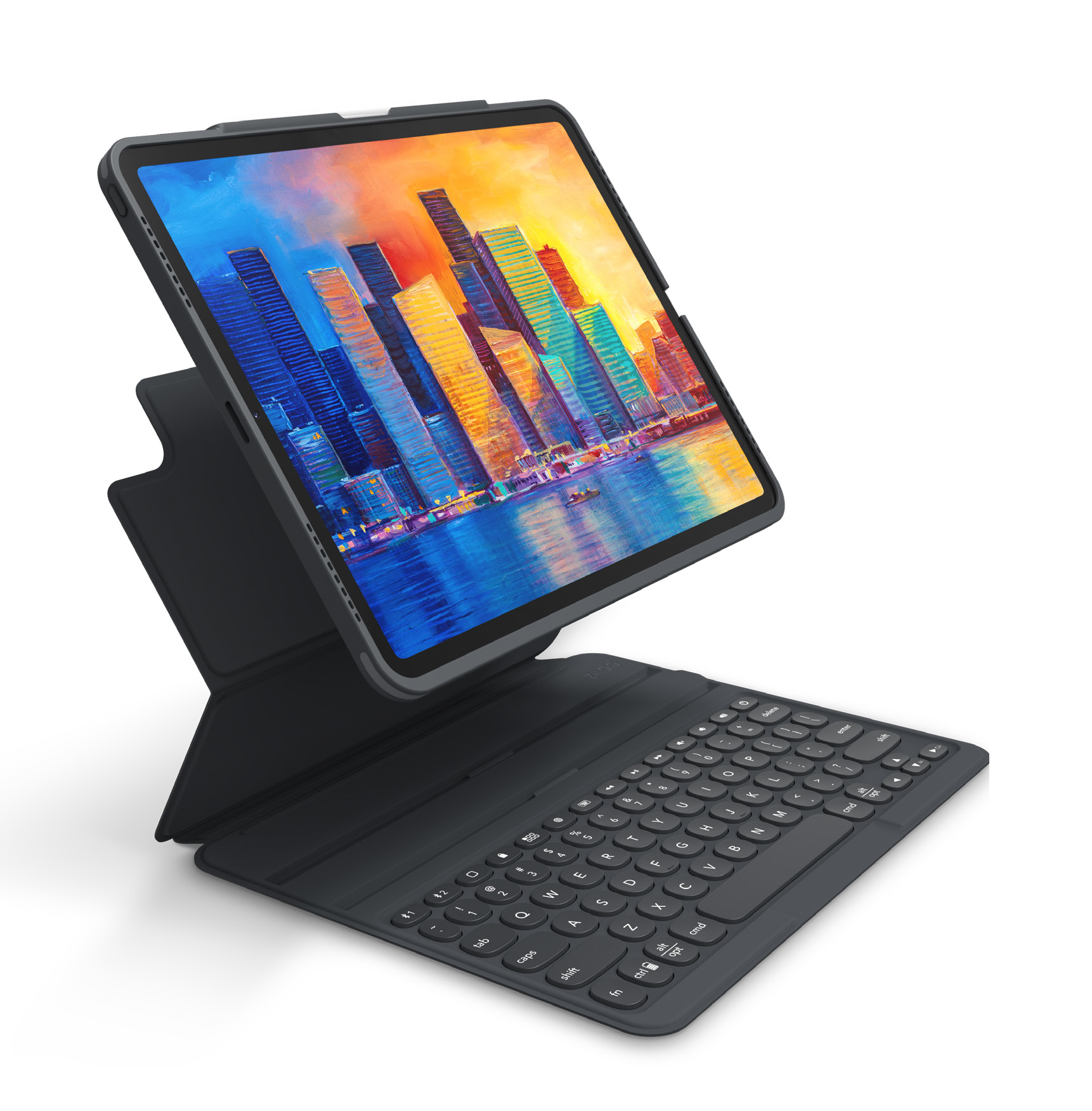 ZAGG KEYBOARD PRO KEYS PRO CHARCOAL F/ APPLE IPAD 12.9IN GERMAN (103407966) (geöffnet)