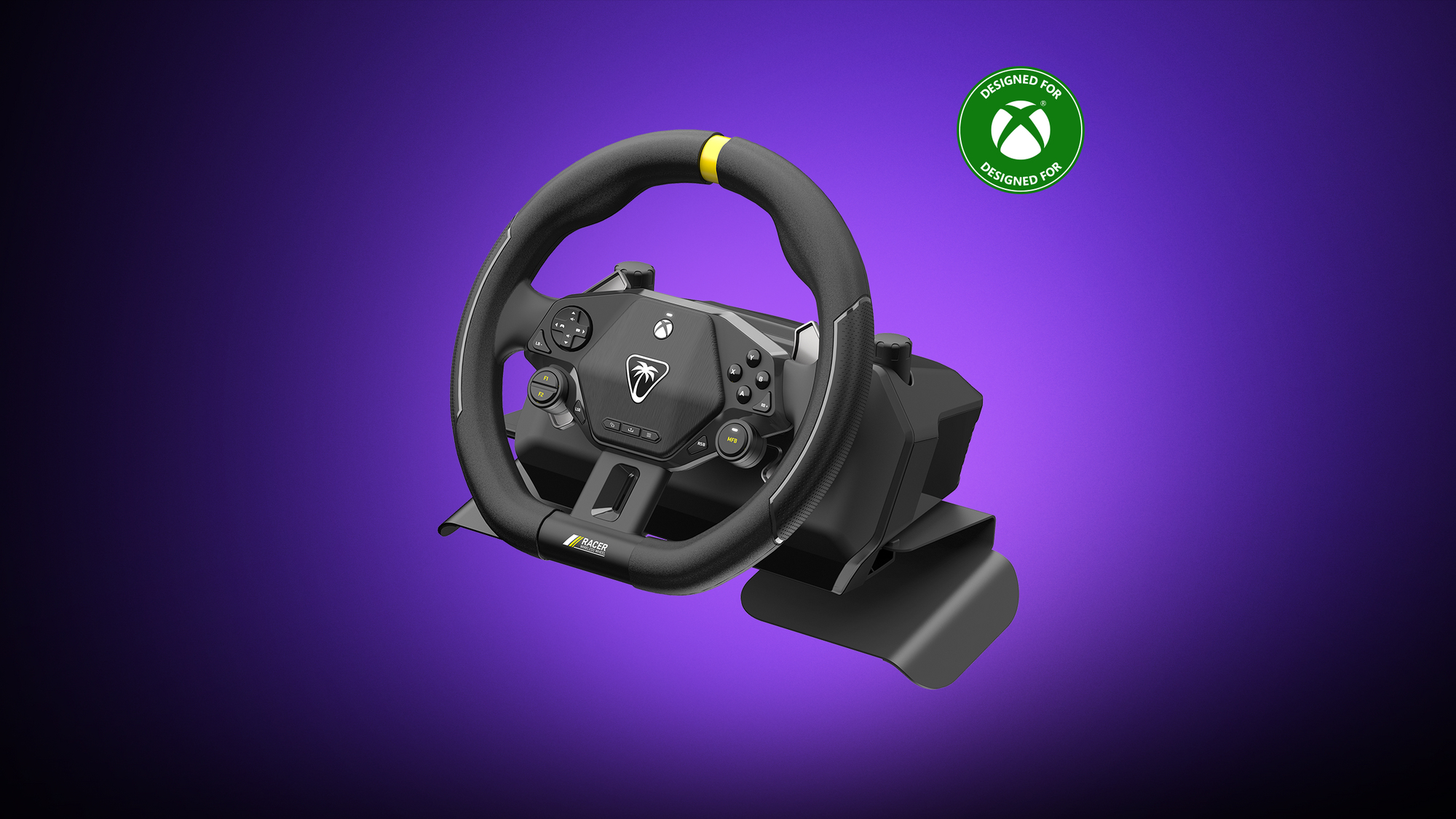 Turtle Beach Racer kabelloses Rennlenksystem (TBR-2102-05, Android, PC, Xbox One, Xbox One S, Xbox One X, Xbox Series S, Xbox Series X)
