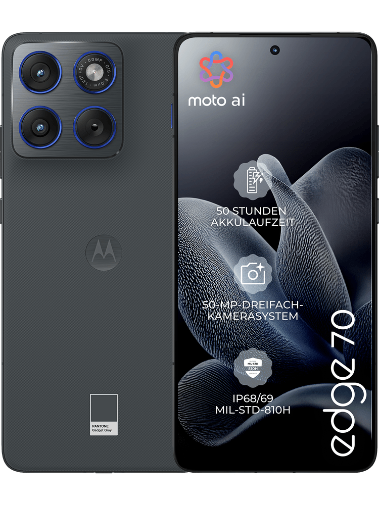 motorola edge 70 512 GB Pantone Gadget Gray