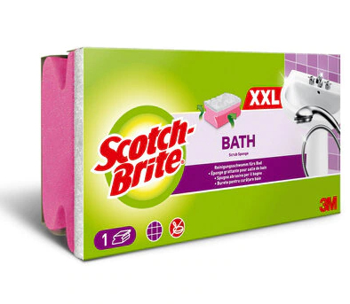 Scotch-Brite Reinigungsschwamm Soft, Farbe: rosa/weiß