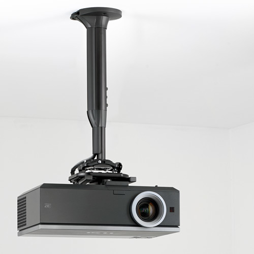 Chief KITEC Series KITEC030045B - Befestigungskit (Erweiterungsständer, Deckenplatte, Montageklammer) - für Projektor - verriegelbar - Schwarz (KITEC030045B)