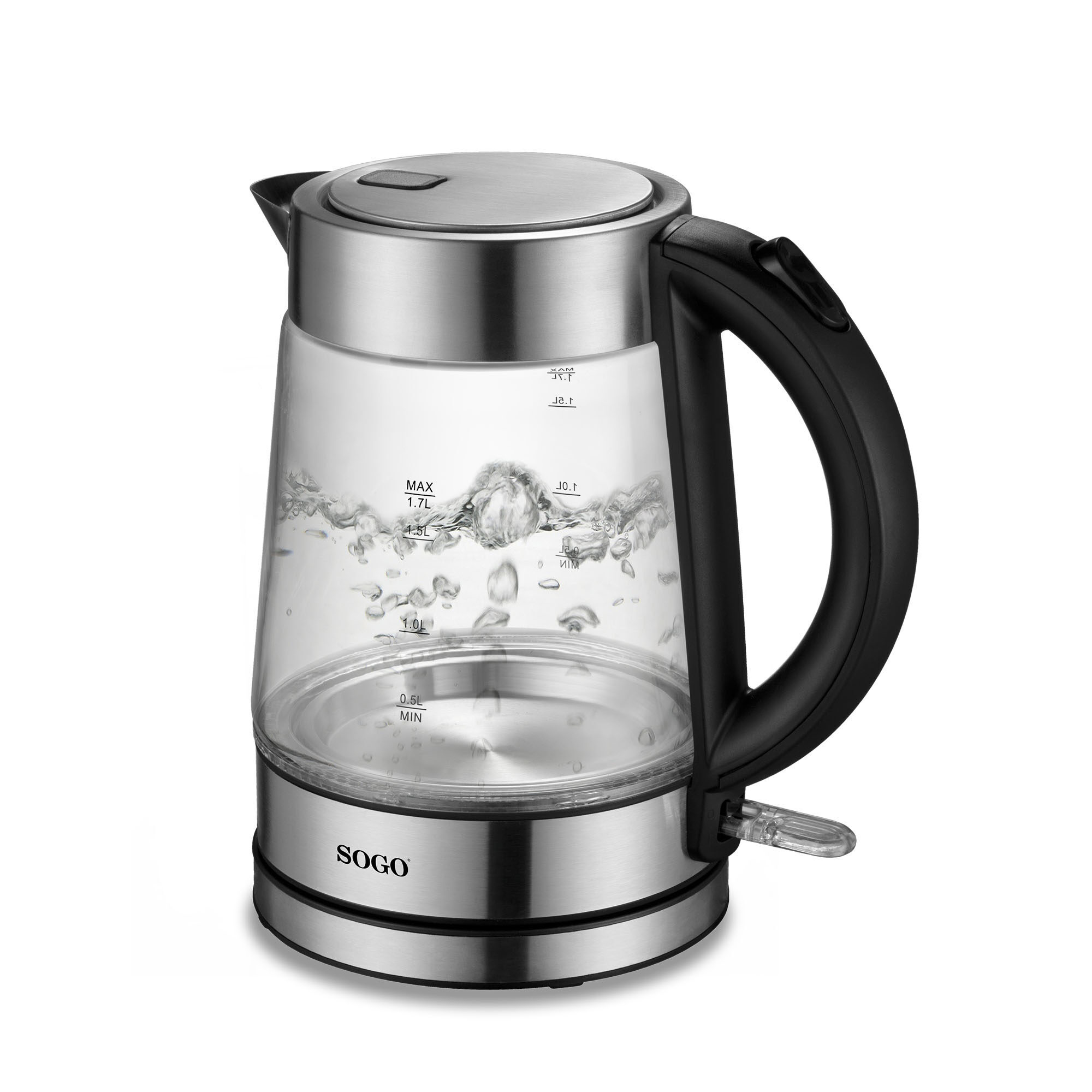 Sogo Glaswasserkocher 1.7 L Kapazität