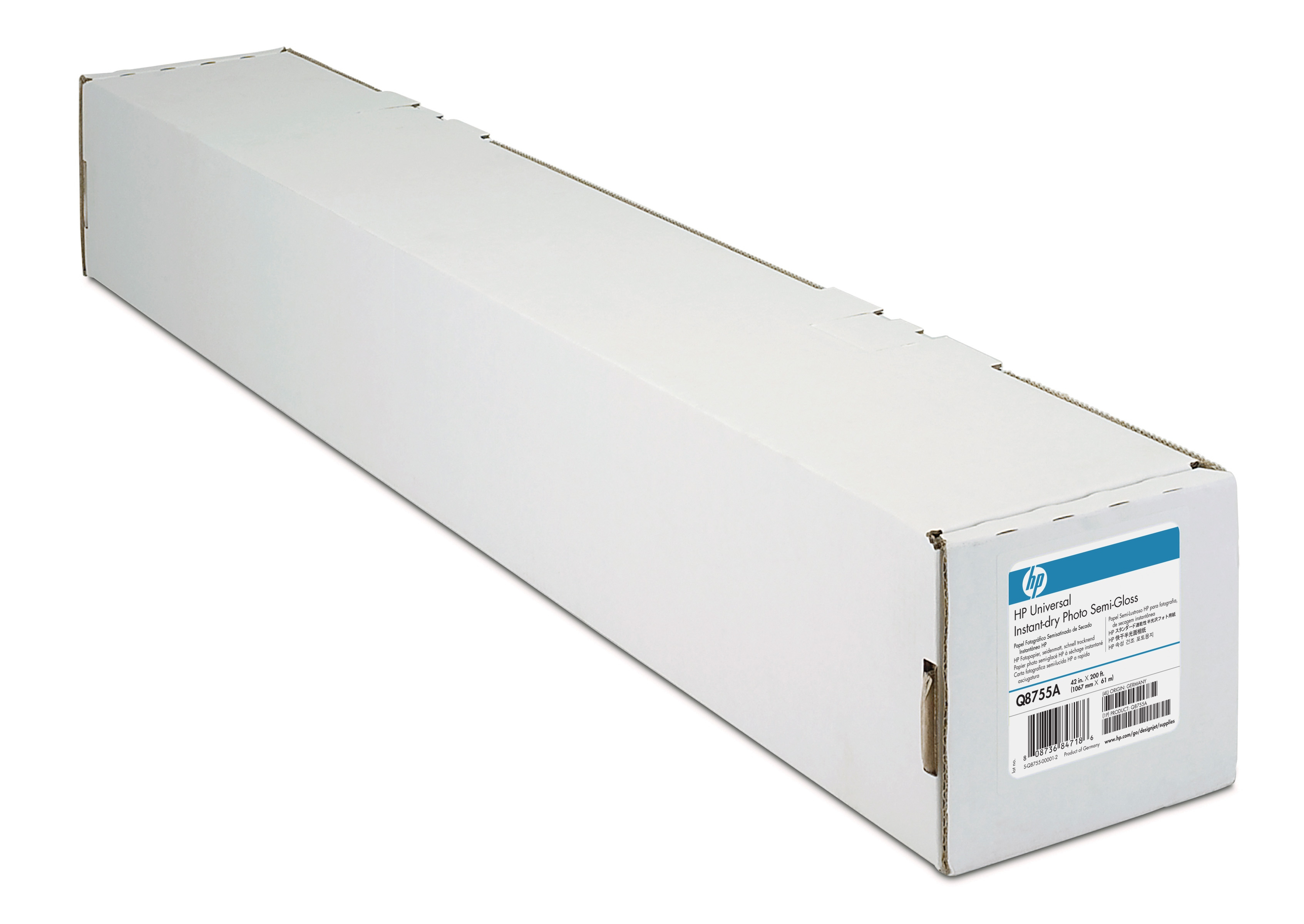 HP Original Plotterpapier Q6580A - Universal Instant-dry Satin Photo Paper