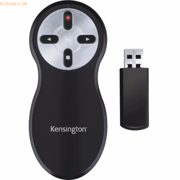 Kensington Wireless Presenter schwarz/silber 2,4 GHz