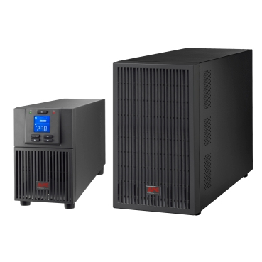 APC Easy UPS On-Line - USV - Turm, erweiterte Laufzeit - Wechselstrom 220/230/240 V - 1800 Watt - 2000 VA - 1-phasig - Bleisäure - USB, serial - Ausgangsanschlüsse: 4 - Europa - Schwarz, RAL 7010 (SRV2KIL-E)