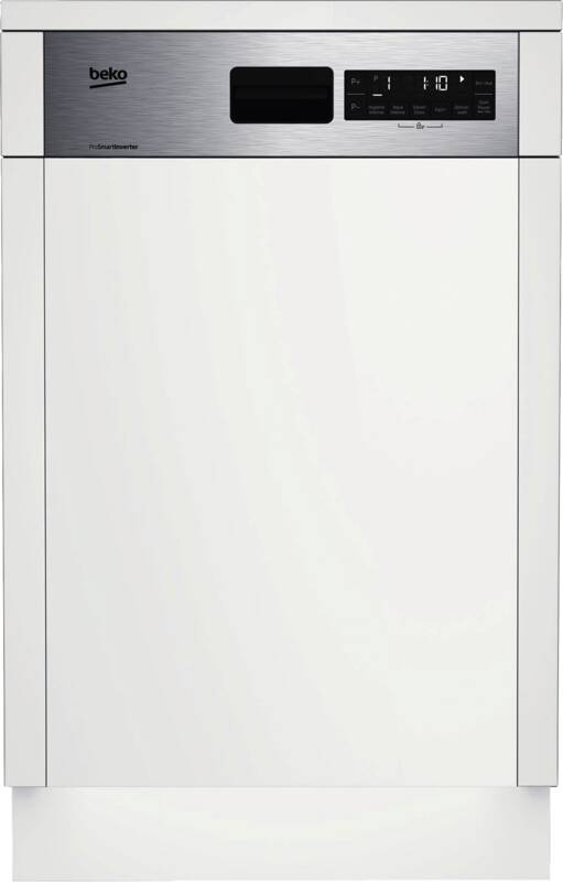 BDSS28040XQ Einbau-Geschirrspüler teilintegriert 45 cm edelstahl-Look