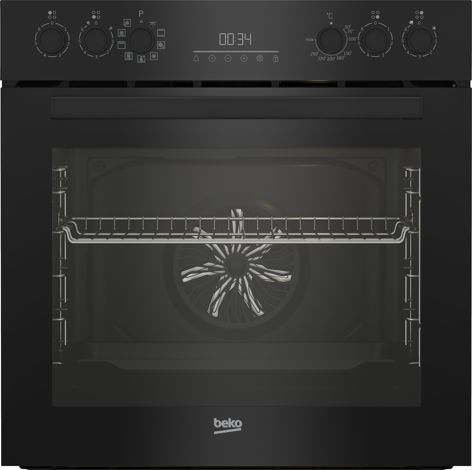 BBUM17320B Herdset schwarz