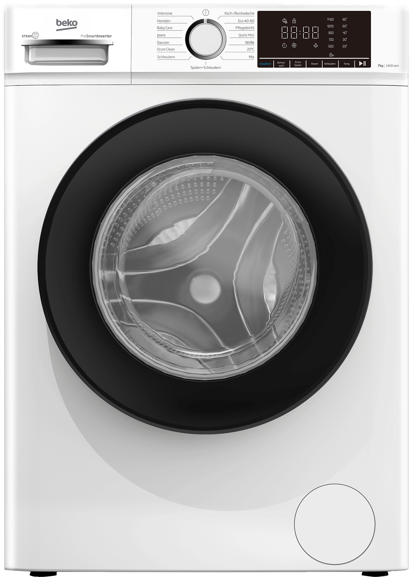 BMFH3WFOE741 Stand-Waschmaschine-Frontlader weiß