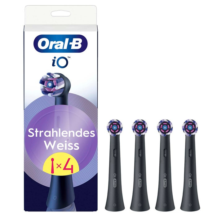 Oral-B iO Strahlendes Weiss Zahnbürstenaufsätze, 4 St.