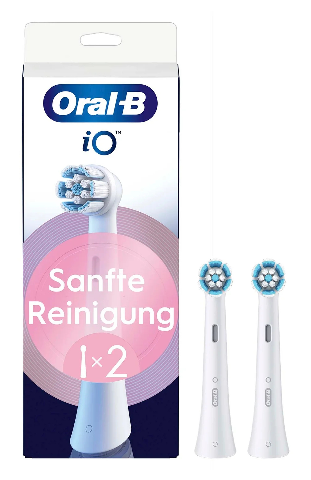 Oral-B iO Sanfte Reinigung Zahnbürstenaufsätze, 2 St.